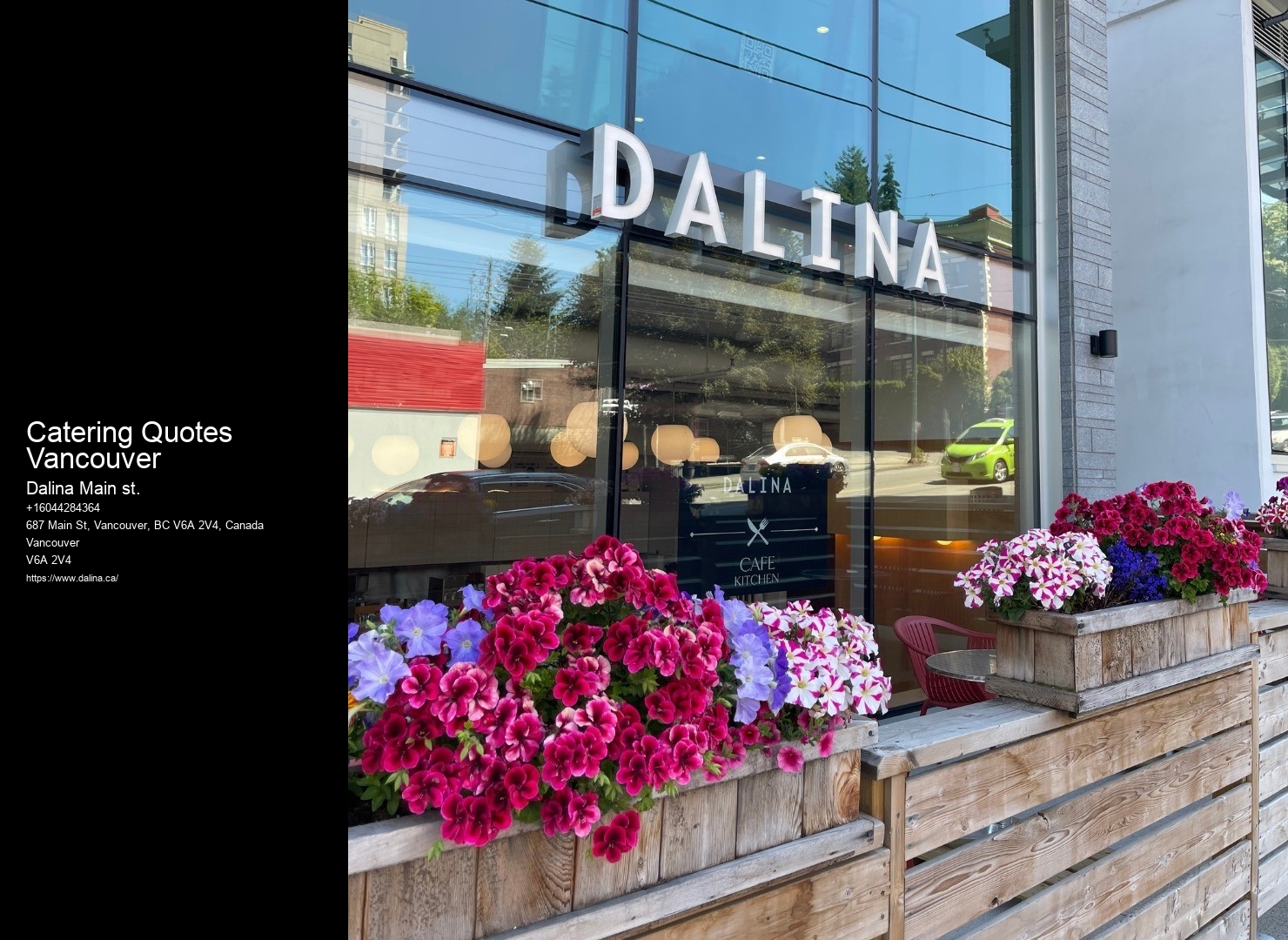 Full-Service Wedding Catering Catering Quotes Vancouver