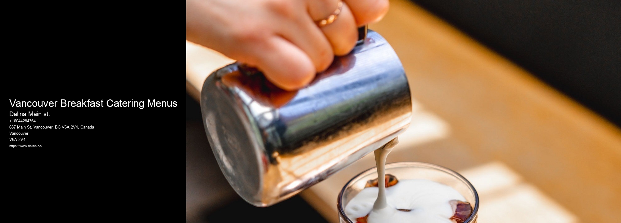 Best Catering Prices Vancouver Breakfast Catering Menus