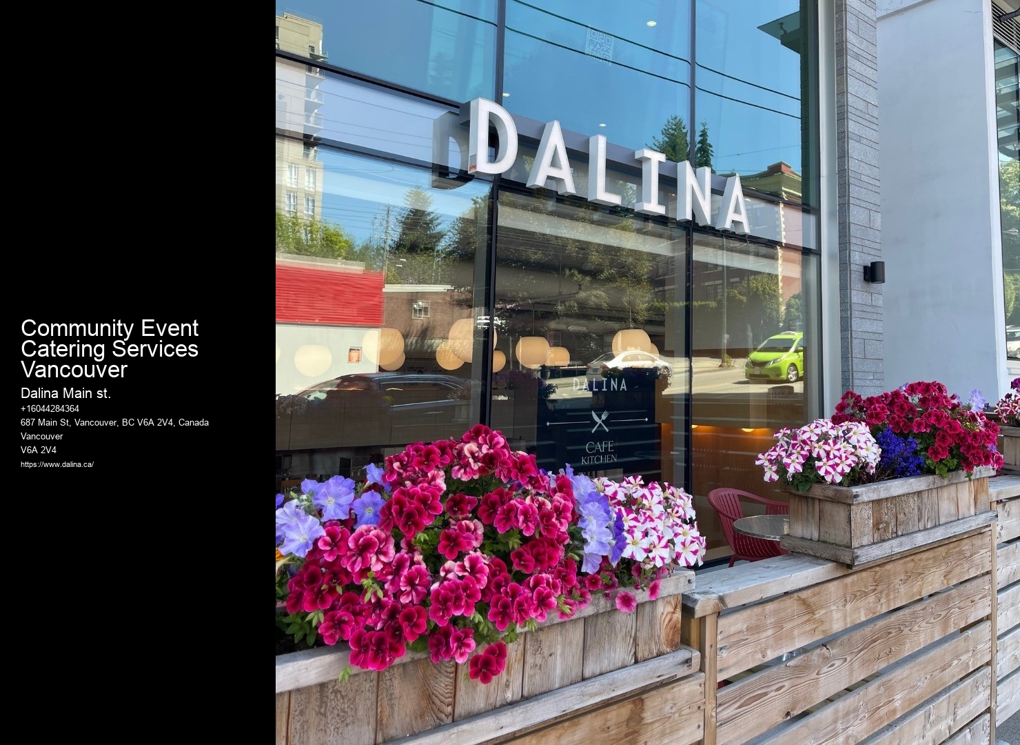 Office Catering Services Community Event Catering Services Vancouver