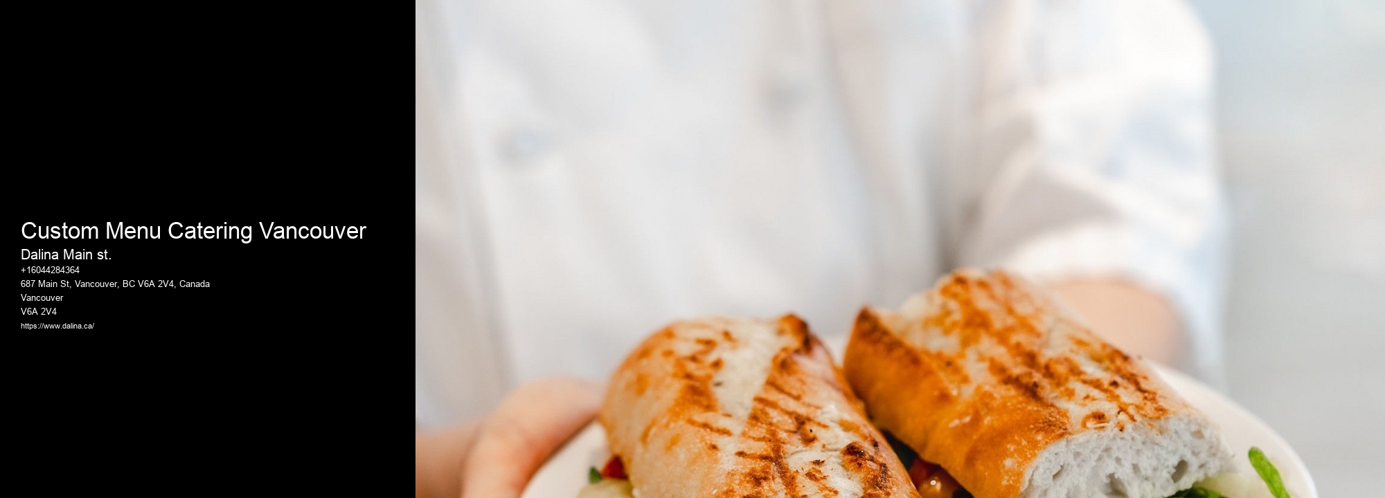 Custom Wedding Menus Custom Menu Catering Vancouver