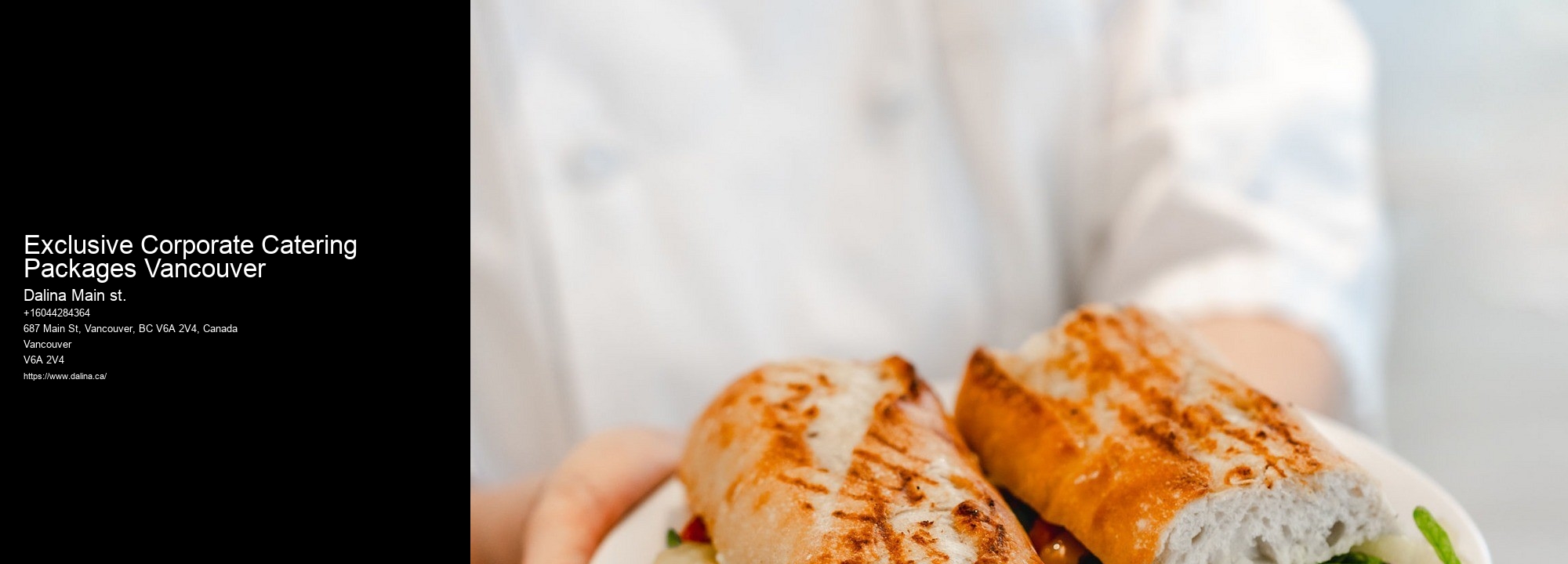 Exclusive Corporate Catering Packages Vancouver Corporate Party Catering
