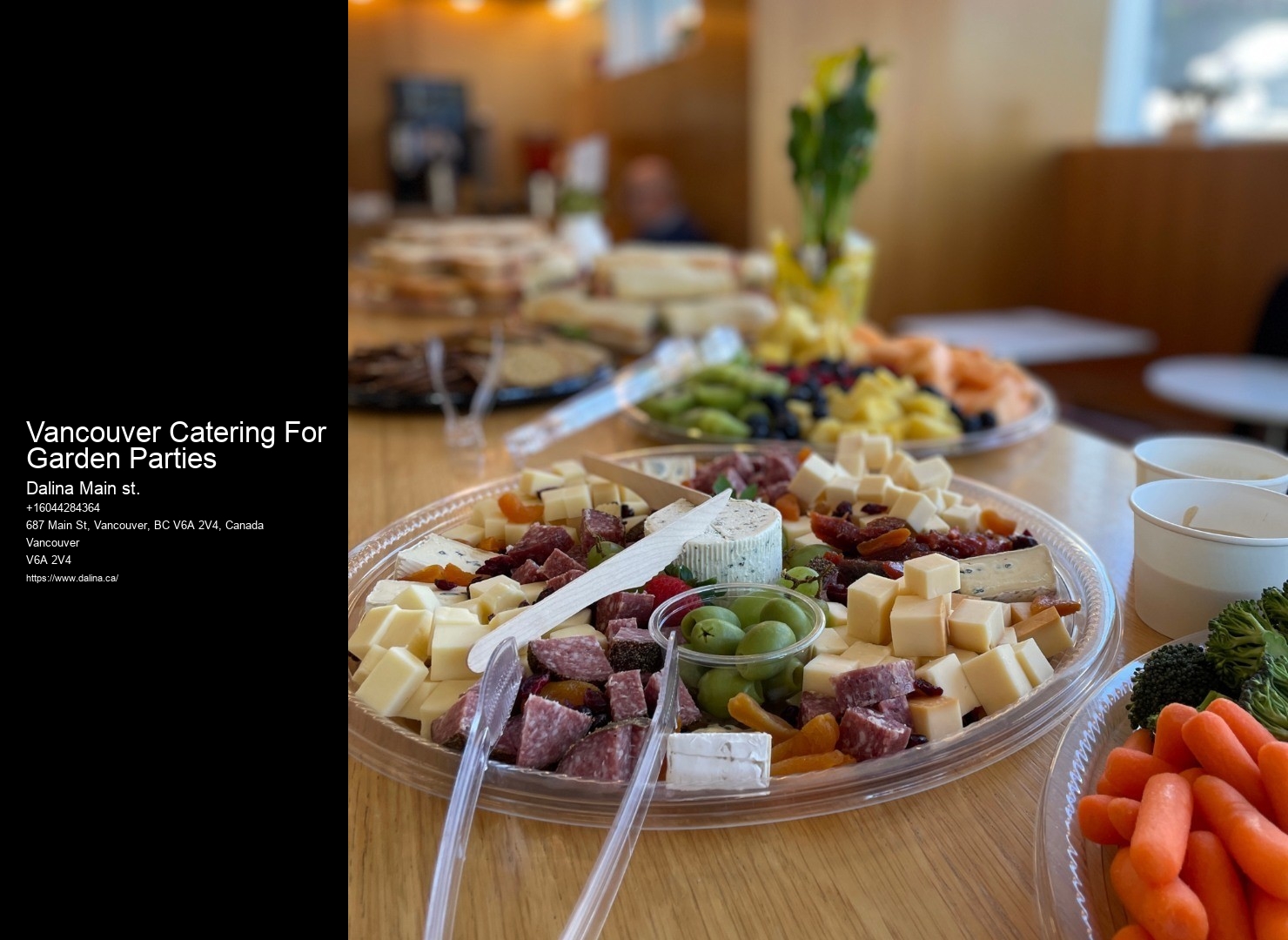 Personalized Corporate Catering Vancouver Catering For Garden Parties