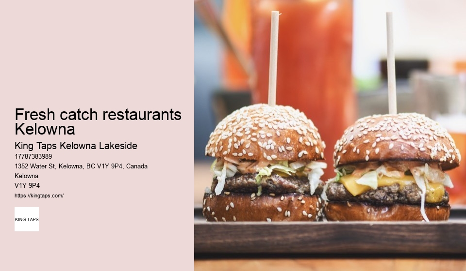 Cozy dinner spots with lake views Kelowna
