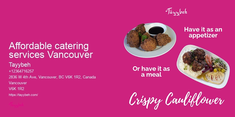Vancouver food catering companies