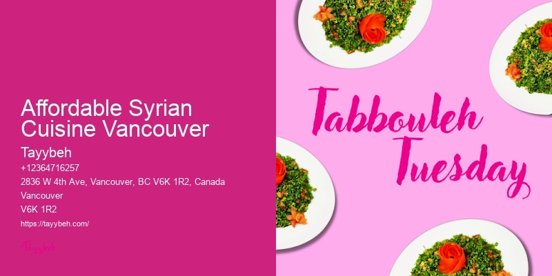 Vancouver catering for receptions