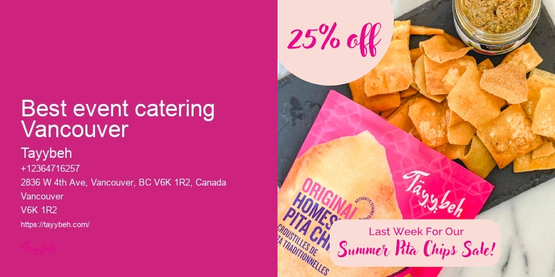 Vancouver full-service catering