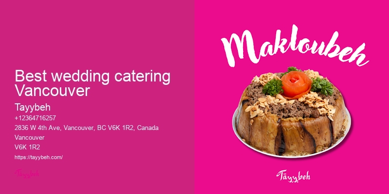 Syrian Food for Office Events Vancouver