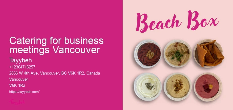 Vancouver all-inclusive catering