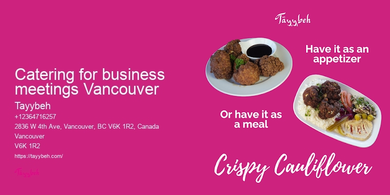Affordable event catering Vancouver