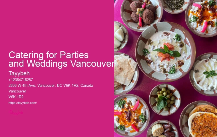 Premium Syrian Catering Vancouver