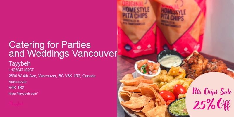 Catering for special events Vancouver