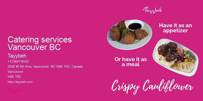Syrian Caterers Near Me Vancouver