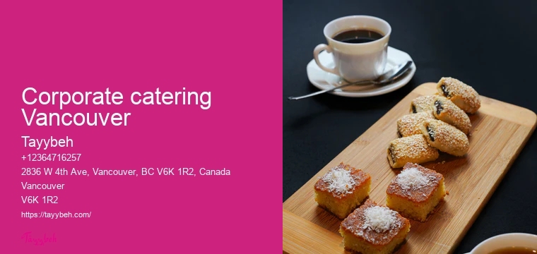 Vancouver catering for business events