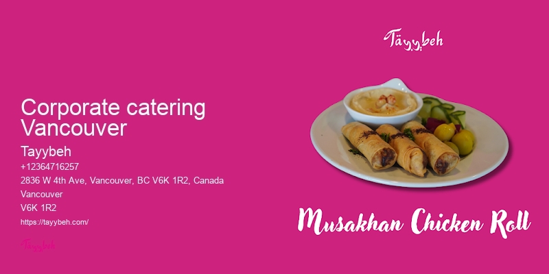 Vancouver vegan catering