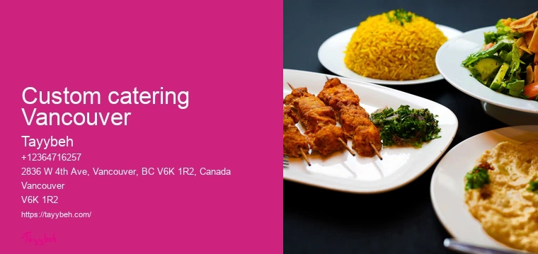 Vancouver halal event catering