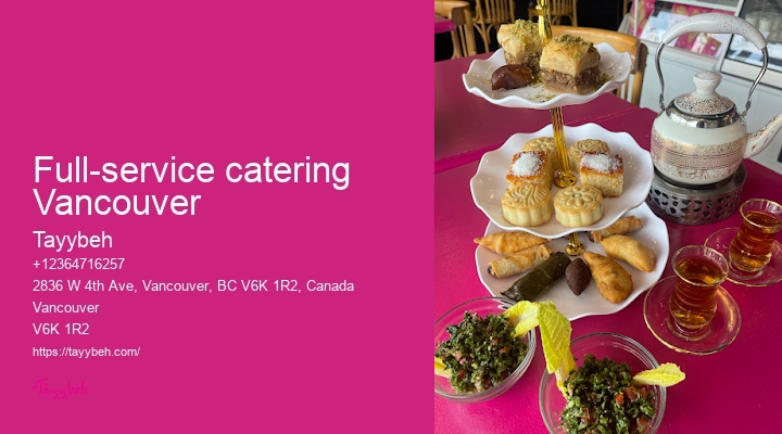 Vancouver buffet catering
