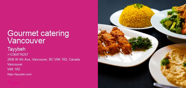 Vancouver catering for weddings and receptions