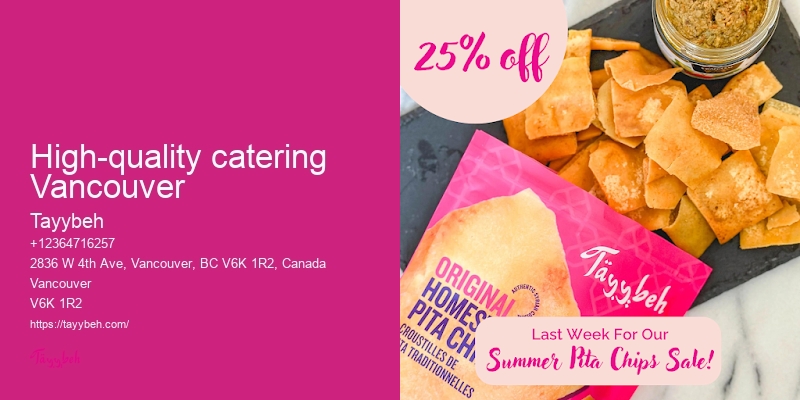 Vancouver catering companies for events