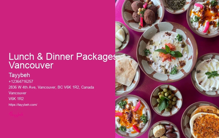 Vancouver fine dining catering