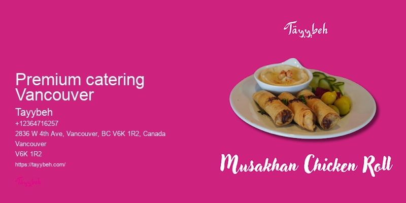 Vancouver catering for product launches