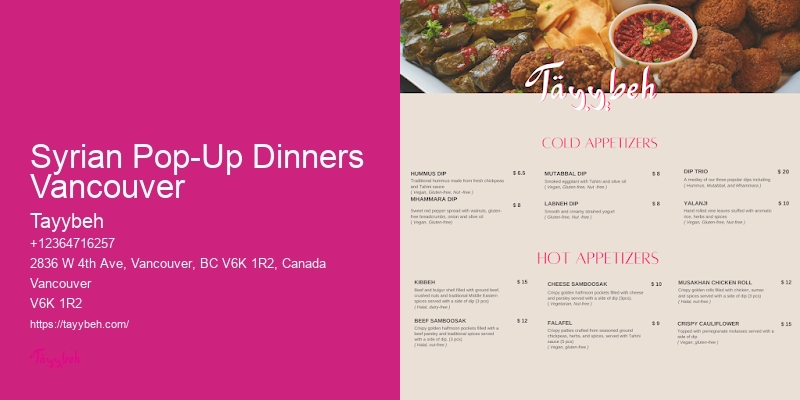Custom catering services Vancouver