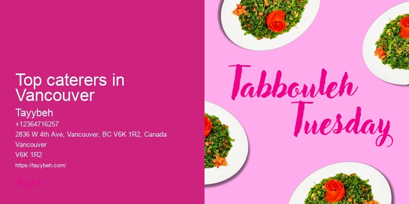 Vancouver catering service comparisons