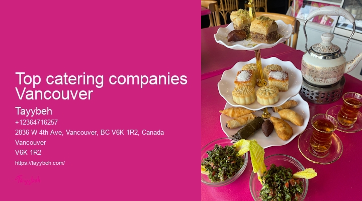Syrian Plated Meal Packages Vancouver
