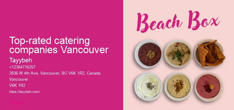 Catering for private functions Vancouver