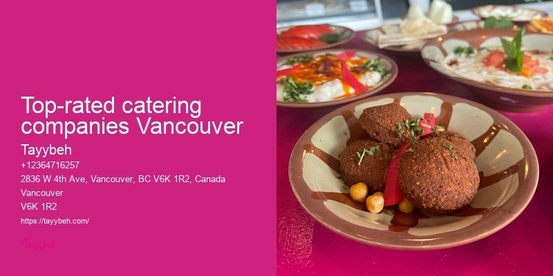 Catering for corporate functions Vancouver