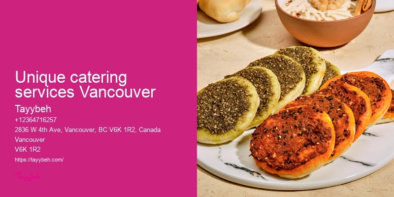 Vancouver catering deals