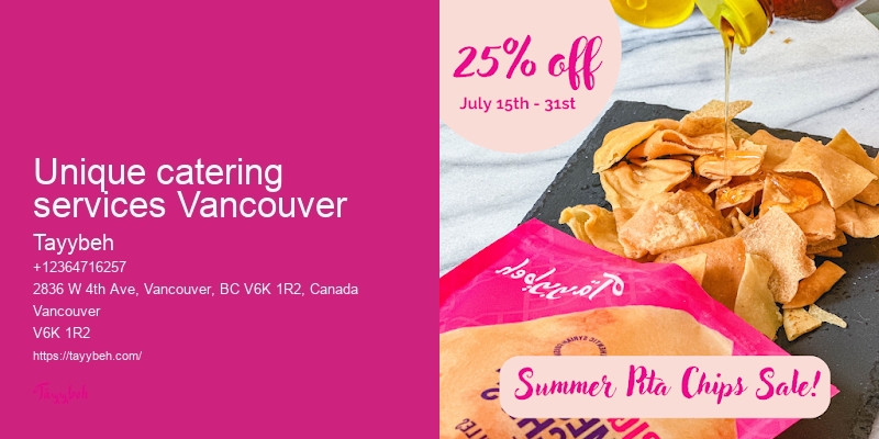 Custom catering Vancouver