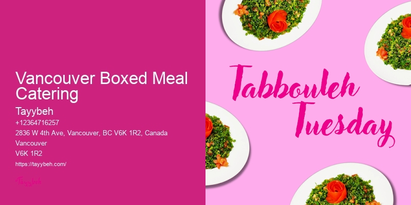 Catering companies in Vancouver