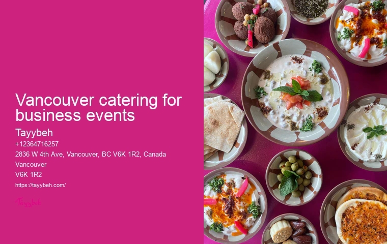 Top caterers in Vancouver