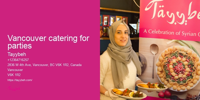 Wedding catering services Vancouver