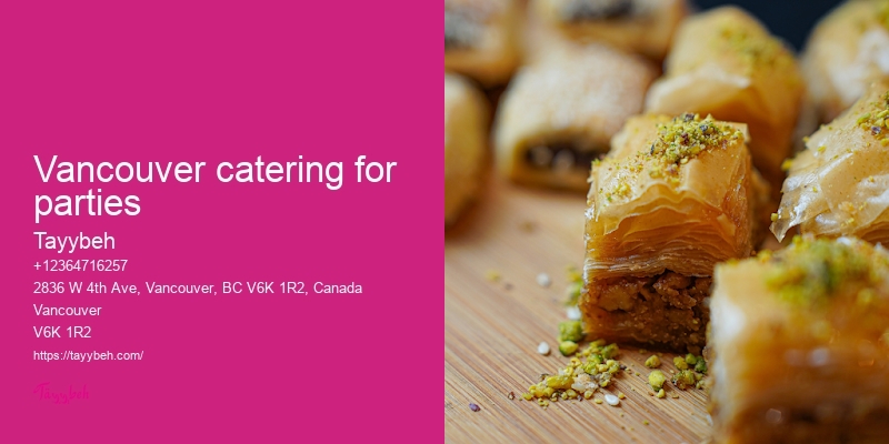 Unique catering ideas Vancouver