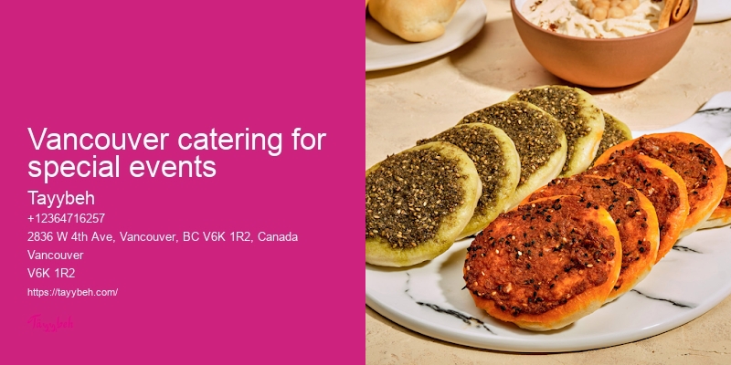 Premium event catering Vancouver