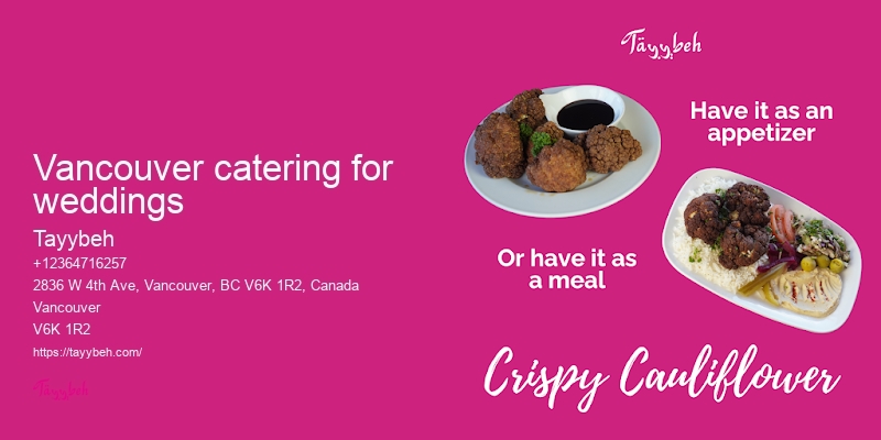 Vancouver catering services for large events