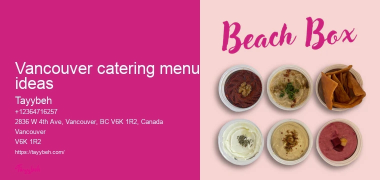 Wedding catering services Vancouver