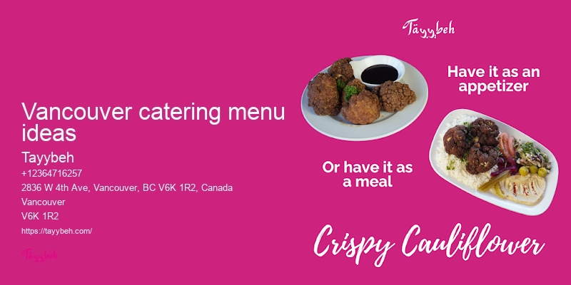 Gourmet catering Vancouver