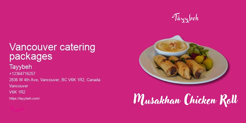 Vancouver specialty catering