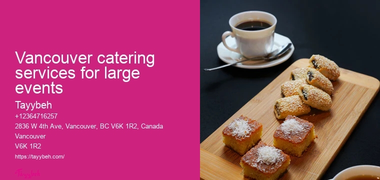 Catering for Wedding in Vancouver