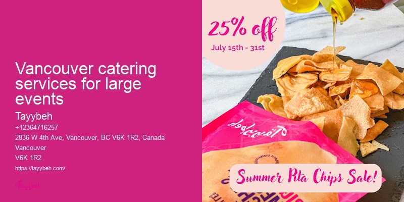 Vancouver catering for workshops