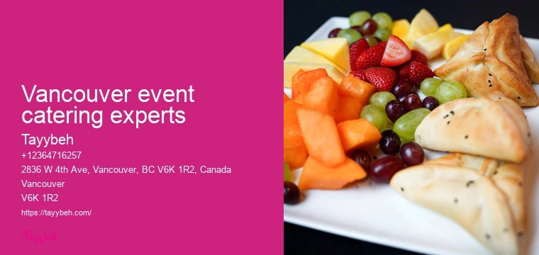 Catering for fundraisers Vancouver