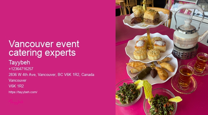 Vancouver dinner catering