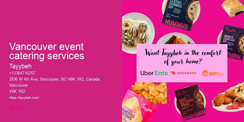 Catering for trade shows Vancouver