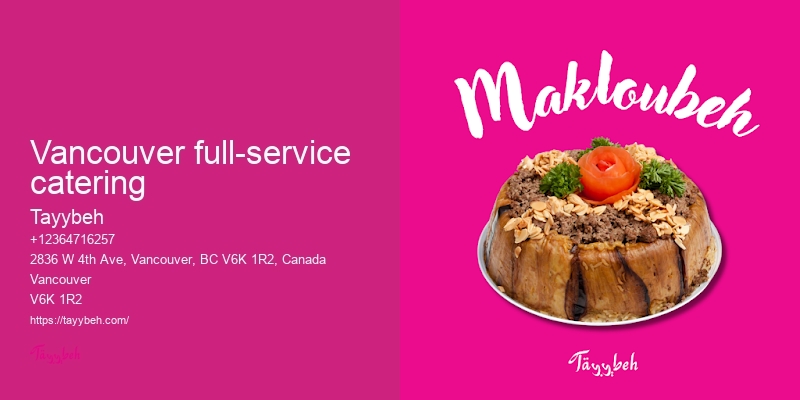Best halal food catering Vancouver