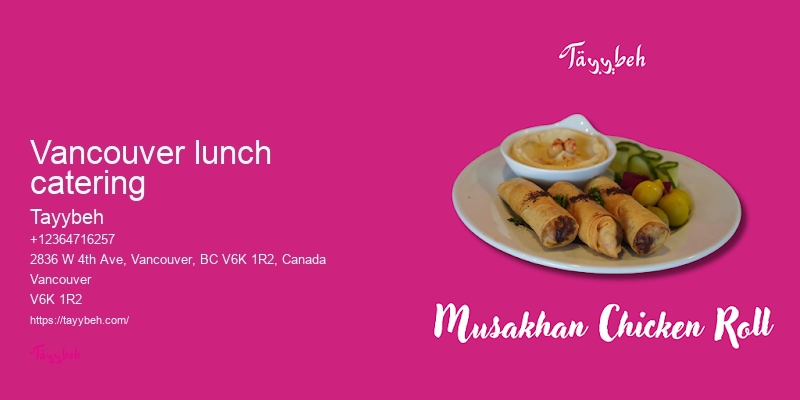 Top catering services Vancouver