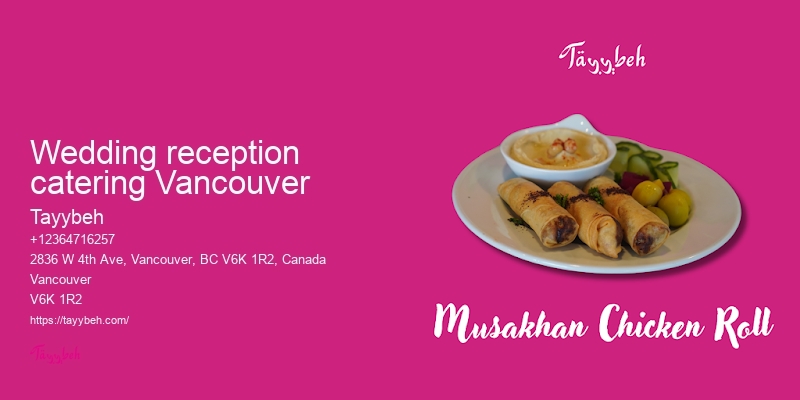 Vancouver event catering packages