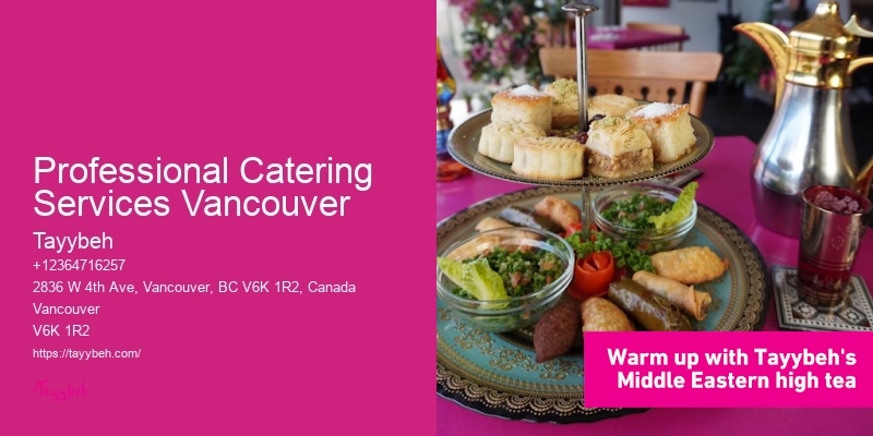 Professional Catering Services Vancouver