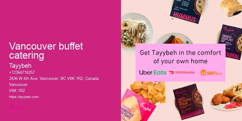 Vancouver buffet catering
